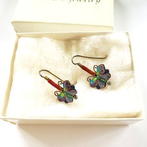 Nature's Jewelry Vintage Butterfly Earrings